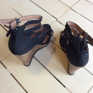 Multi Strapped Wedge Shoe